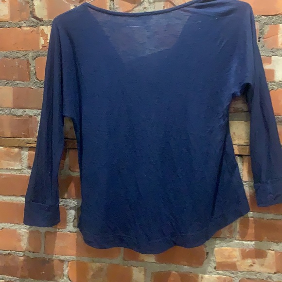 Splendid Sheer flow he top blue - Size XS - Picture 3 of 5